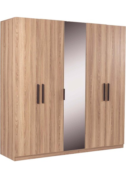 Sardes 5 Kapaklı Gardırop Meşe modelleri