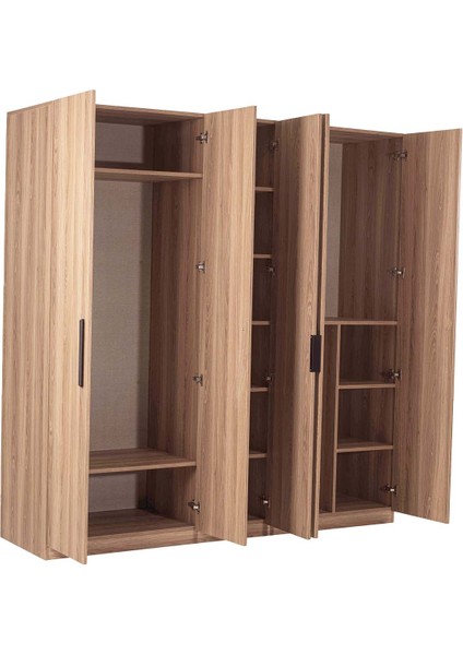 Sardes 5 Kapaklı Gardırop Meşe fırsatları