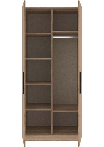 Sardes 2 Kapaklı Gardırop Meşe modelleri