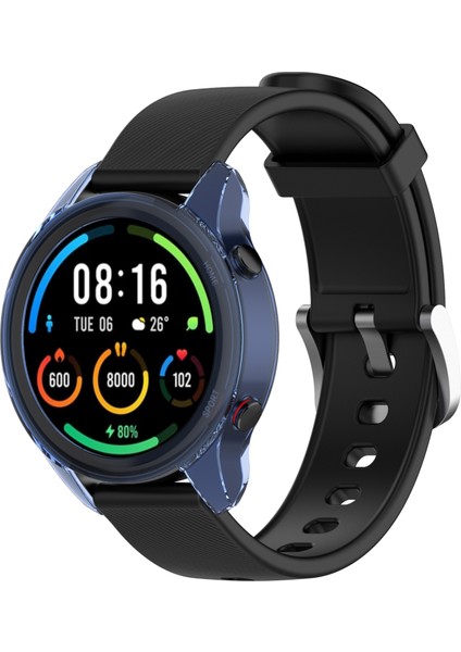 Xiaomi Mi Watch Sport Rengi - Şeffaf Mavi Için Şeffaf Tpu Koruyucu Kılıf (Kılıfla Şarj Desteği) (Yurt Dışından) fiyatları