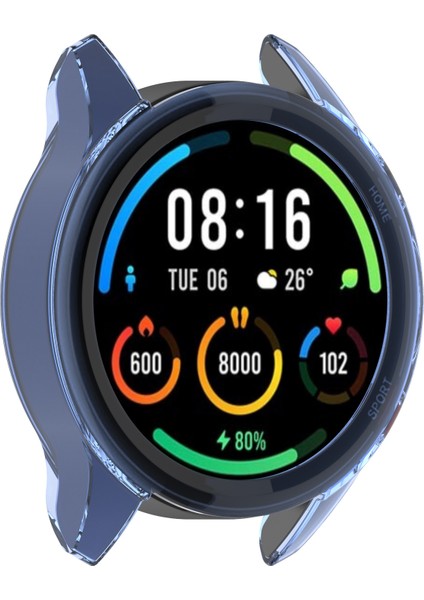 Xiaomi Mi Watch Sport Rengi - Şeffaf Mavi Için Şeffaf Tpu Koruyucu Kılıf (Kılıfla Şarj Desteği) (Yurt Dışından) modelleri