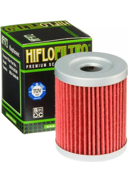 Hiflo HF972 1999-2006 Suzuki Burgman An 400 Uyumlu Yağ Filtresi
