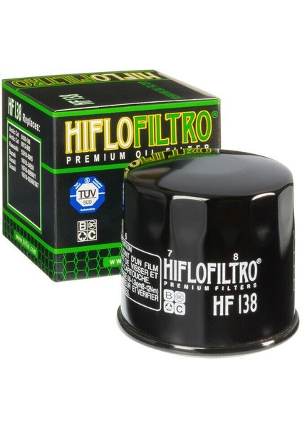 Hiflo HF138 2023-2024 Suzuki Gsx 8r Uyumlu Yağ Filtresi
