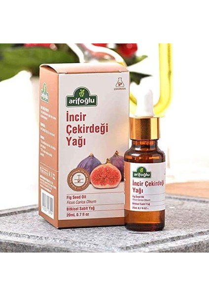 Arifoğlu Incir Çekirdeği Yağı 20ML, Cildinizi Besler ve Nemlendirir; Arifoğlu Fig Seed Oil 20ML Nourishes And Moisturizes Your Skin.