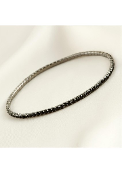 2 mm Minik Şerit Taşlı Suyolu Bileklik