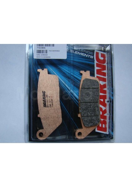 Braking 716CM55 2012-2018 Suzuki Gw 250F Uyumlu Ön Fren Balatası Sinterli Balata