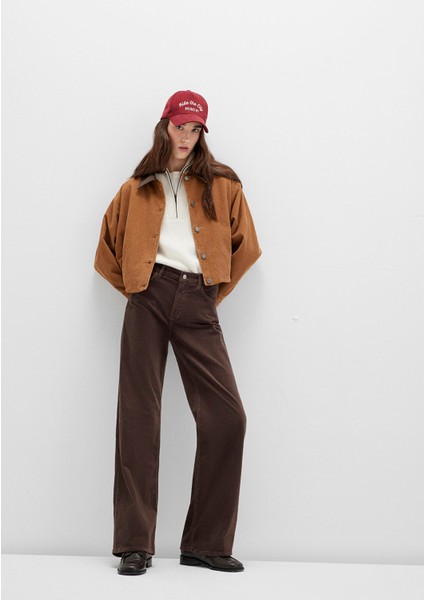 Malibu Kahverengi Kadife Pantolon 1010152-91292