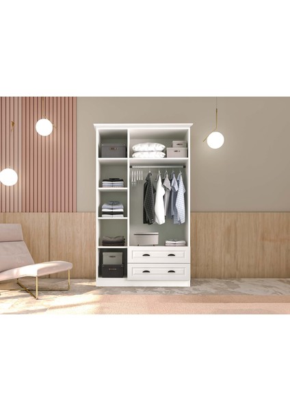 Sole 3 Kapaklı 2 Çekmeceli Aynalı Gardırop fırsatları