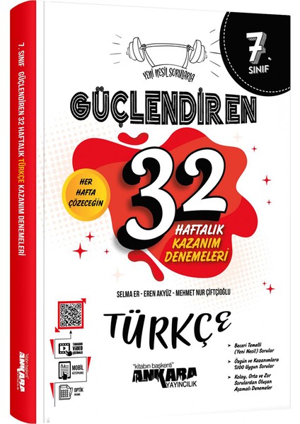 7.sınıf Güçlendiren 32 Haftalık Türkçe Denemesi (Güncel Marif Model)