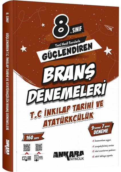 8.sınıf Güçlendiren Branş Denemeleri Sosyal Bilgiler (Güncel Marif Model) fiyatları