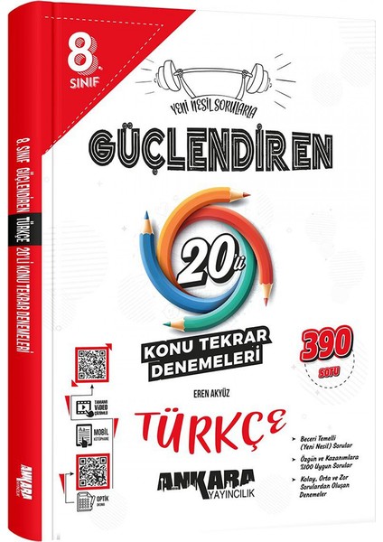 8.sınıf Güçlendiren 20Lİ Konu Tekrarı Türkçe (Güncel Marif Model) fiyatları