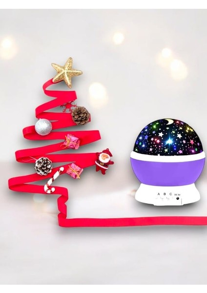 Yıldızlı Gökyüzü Efektli Projektörlü Masa ve Gece Lambası - MCT8623-3205 fiyatları