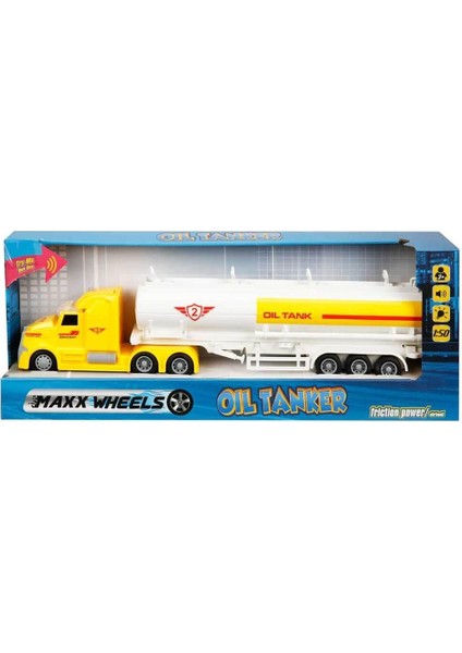 Oyuncak Maxx Wheels Sesli ve Işıklı Yakıt Tankeri 1:50