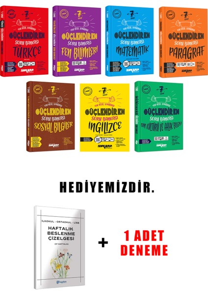 7.sınıf Güçlendiren Soru Bankası 7'li Set (Güncel Marif Model) fırsatları
