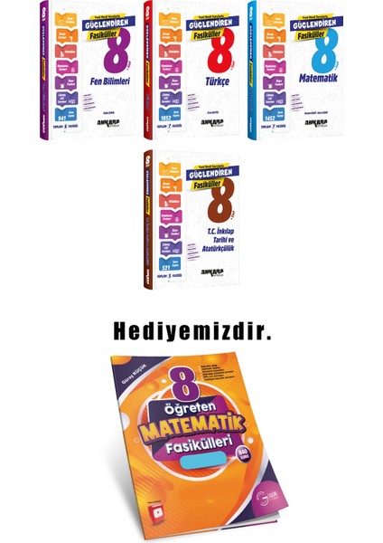 8.sınıf Güçlendiren Fasiküller 4'lü Set (Güncel Marif Model) fiyatları