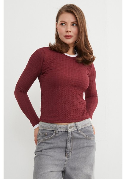 Bürümcük Kumaş Biyeli Bluz fiyatları