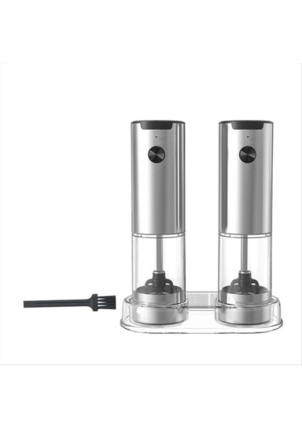 Temel Otomatik Biber ve Deniz Tuz Fabrikası ile Elektrik Tuz ve Karabiber Öğütücü Seti Ayarlanabilir Kaba (Yurt Dışından)