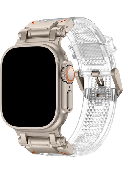 Apple Watch 11 10 46MM 9 8 7 6 Se Ultra Uyumlu 49-46-45-44-42MM Metal Pimli Tokalı Premium Silikon Kordon – Dayanıklı Spor Rubber Kayış