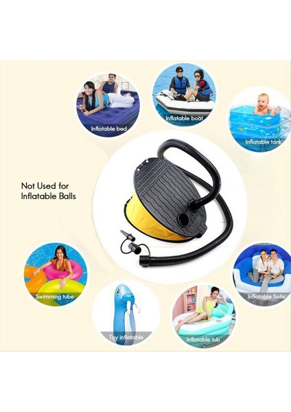 Çok Işlevli Hava Pompası Şişme Bot Hava Ayak Pompası (Yurt Dışından) indirimleri