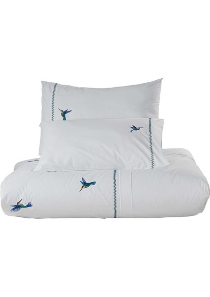 Brode Mockingbird Çift Kişilik %100 Pamuk Nevresim Seti Beyaz fiyatları