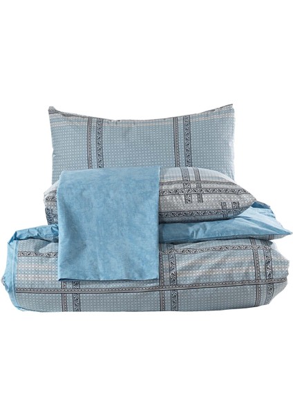 Neon Ranforce Tek Kişilik Nevresim Takımı %100 Pamuk Mavi fiyatları