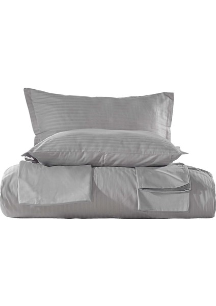 Jakarlı Nevresim Takımı Mario Çift Kişilik Gri fiyatları