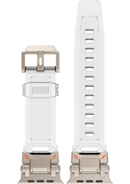 Apple Watch 11 10 46MM 9 8 7 6 Se Ultra Uyumlu 49-46-45-44-42MM Metal Pimli Tokalı Premium Silikon Kordon – Dayanıklı Spor Rubber Kayış