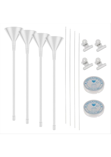 Kil Boncuklar Için Boncuk Hunisi, Kil Boncuklar Bilezik Yapımı Kiti, Boncuklu Iğneler ile Tam Boncuk Huni Kiti (Yurt Dışından)