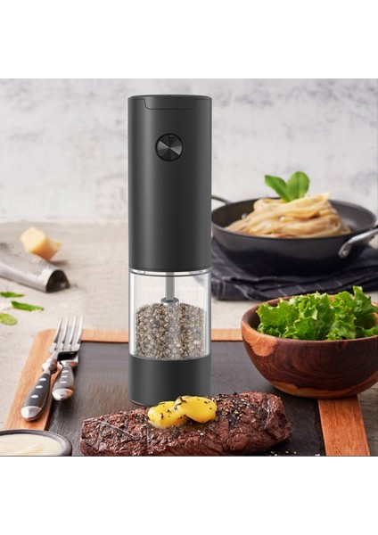 Elektrik Tuz ve Karabiber Öğütücü Bir El Otomatik Çalışma Ayarlanabilir Kaba Pille Destekli Otomatik Taşlama B (Yurt Dışından) modelleri