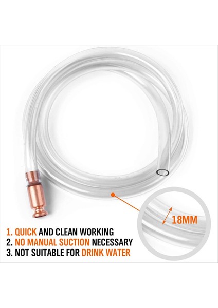 Çok Işlevli Sıvı Sifonu, Gaz Sifonu Hortum Pompası (Yurt Dışından) indirimleri