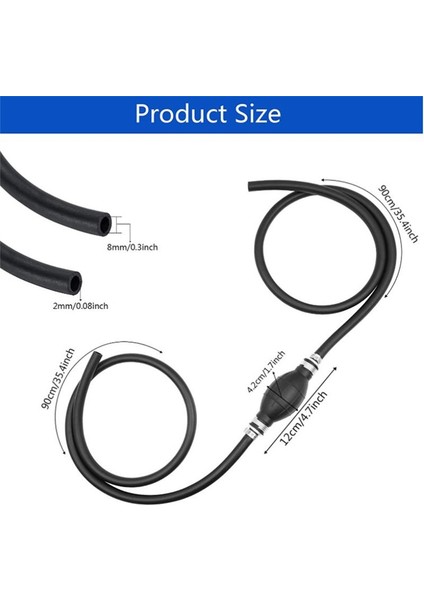 8mm Tek Yönlü Yakıt Besleme Manuel Pompa Yakıt Hortumu Yakıt Pompası (Yurt Dışından) modelleri