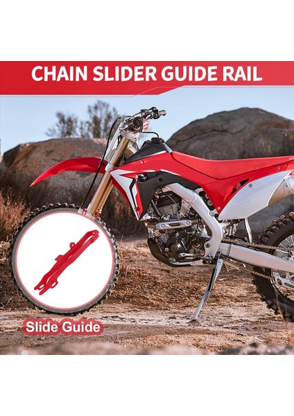 Honda CRF250 Için Motosiklet Arazi Motosikleti Zincir Kaydırıcı Kılavuzu (Yurt Dışından) indirimleri