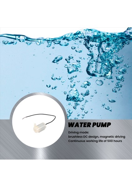 Adet Mini Mikro Dalgıç Su Pompası Dc 2,5-6V Motor Pompası 120L/H (Yurt Dışından) fırsatları
