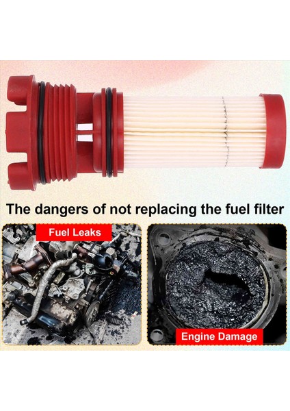 Ford Mercury Optimax/verado Motorlarına Uygun Yeni Kırmızı Yakıt Filtresi (Yurt Dışından) indirimleri