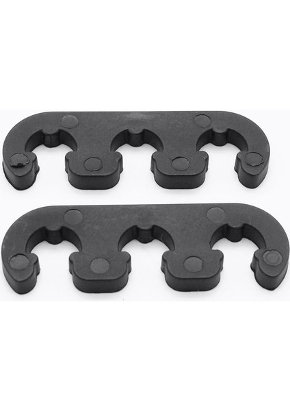 Buji Teli Ayırıcı Ateşleme Kablosu Klipsi Siyah Için 7mm 8mm (Yurt Dışından)