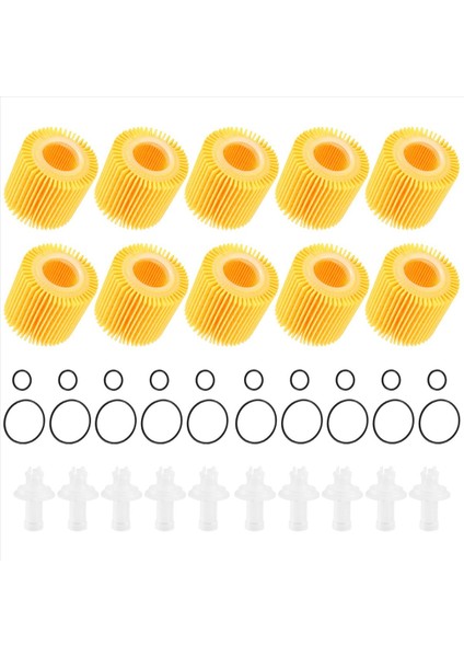 Toyota C-Hr 2018 2019 2.0l Pontiac Için 10 Adet Araba Motor Yağı Filtresi (Yurt Dışından) modelleri