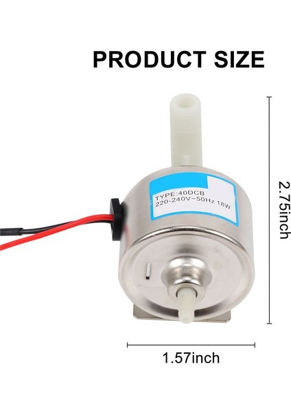 40DCB 18W Yağ Pompası Sis Makinesi 900W AC220V 50HZ Sahne Aksesuarları (Yurt Dışından)