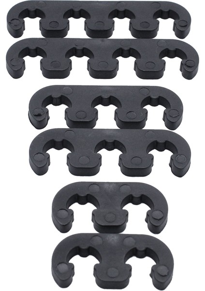 7mm 8mm Plastik Buji Teli Ayırıcıları Bölücüler Siyah (Yurt Dışından)