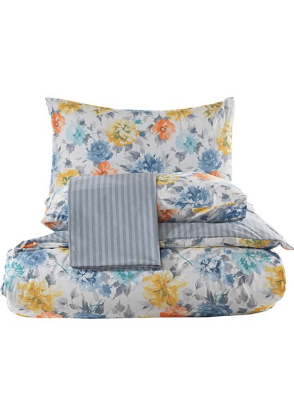 Tual Ranforce Çift Kişilik Nevresim Takımı %100 Pamuk Turuncu fiyatları