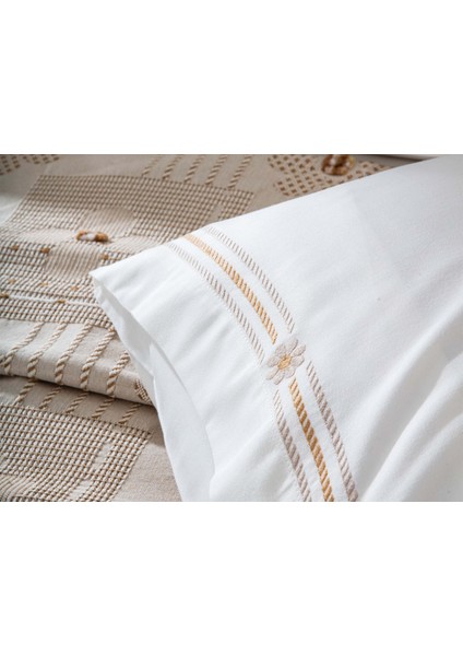 Nazende Nevresim ve Pike Seti Çift Kişilik Kahve fiyatları