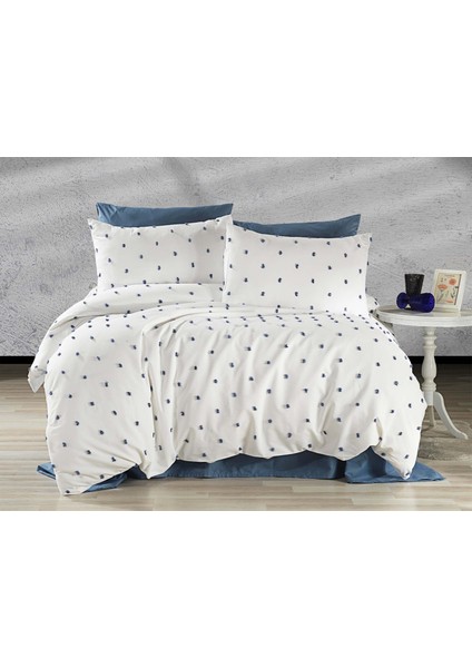 Simena Nevresim Takımı Çift Kişilik Lacivert