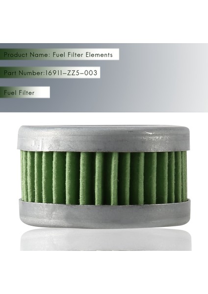 Honda Dıştan Takma Motor Yakıt Filtresi Elemanları 40/50/60HP 16911-ZZ5-003 Için (Yurt Dışından) modelleri