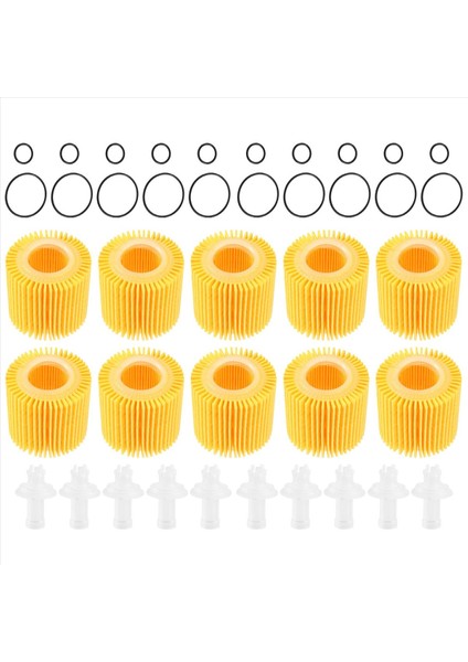 Toyota C-Hr 2018 2019 2.0l Pontiac Için 10 Adet Araba Motor Yağı Filtresi (Yurt Dışından) fırsatları