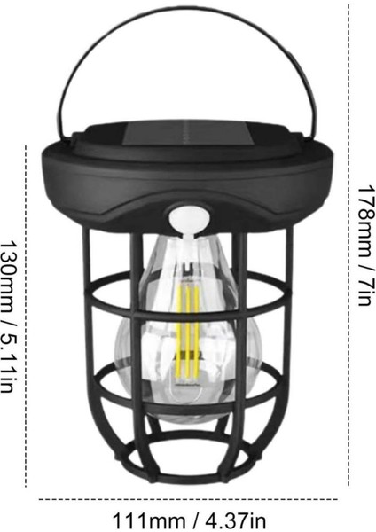 Solar Kamp Feneri – Güneş Enerjili Otomatik Şarj ve Gece Işığı Taşınabilir ve Asılabilir LED Dış Mekan Lamba indirimleri