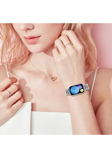 Xiaomi Redmi Watch 4 Için Çinko Alaşımlı Saat Kayışı Bükülmüş Metal Saat Kayışı Değişimi - Gümüş (Yurt Dışından) fırsatları