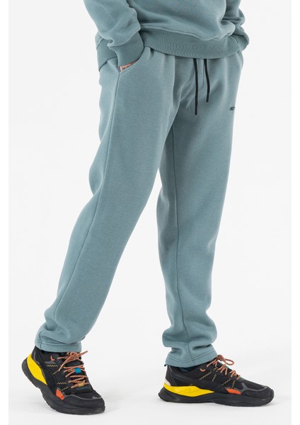 Erkek Açık Mavi Eşofman Altı Rahat Kalıp 3 Iplik Şardonlu Düz Paça fiyatları