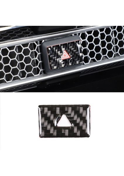 Uyarı Lambası Anahtarı Düğmesi Kapağı Trim Sticker Çerçevesi, Siyah (Yurt Dışından) fiyatları