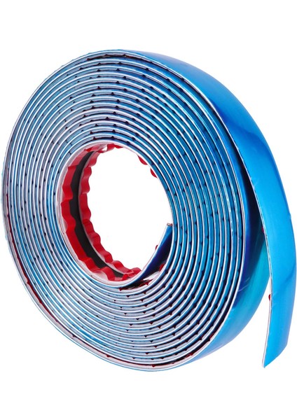 20MM 5m Krom Araba Kalıp Şeridi Kaplama Kendinden Yapışkanlı Çarpma Koruyucu (Yurt Dışından)