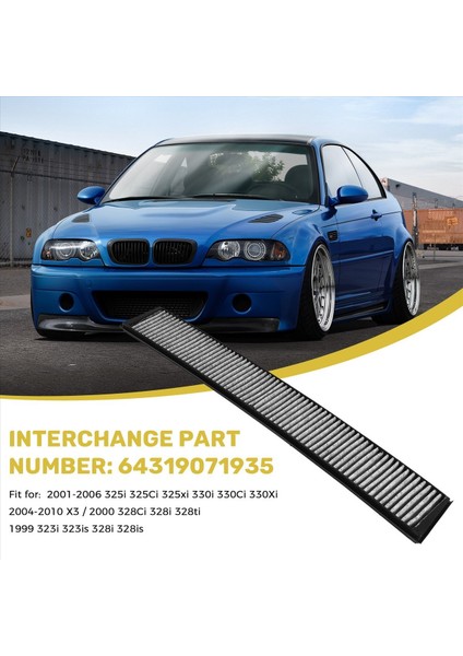 Bmw E46 X3 Için Kabin Hava Filtresi 10-05 (Yurt Dışından) indirimleri