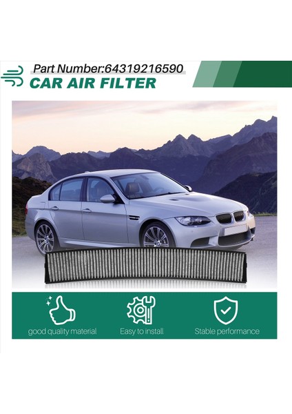 Bmw E46 325I 328I 330I Için Karbon Kabin Hava Filtresi (Yurt Dışından) fırsatları
